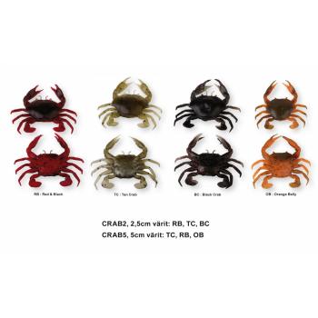 Savage Gear 3d Manic Crab 5,0cm 5kpl
