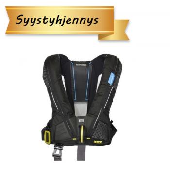 Spinlock Deckvest Vito HRS 170N automaattiliivi valjaalla, painelaukaisimella