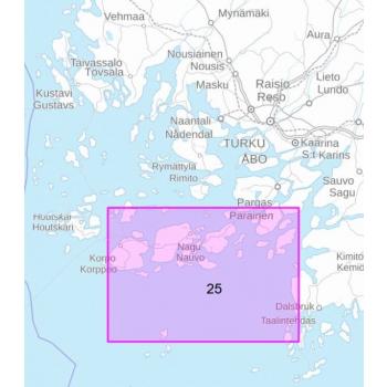 Rannikkokartta 25, Korppoo - Högsåra, 2025
