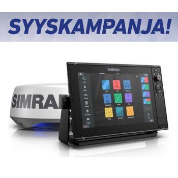 Simrad NSS12 evo3S kaikuplotteri + Halo 20+ tutka