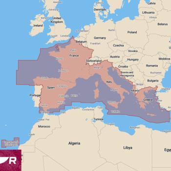 Raymarine LightHouse GEN2 kartta, Mediterranean