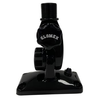 Glomex RA135/BK nylon taittuva tasopinta-asennusjalka nuppilukituksella