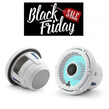 JL Audio 8.8" M6-880x kaiutinpari valkoisella Classic-ritilällä ja rungolla se