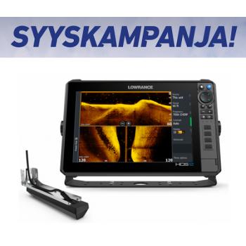 Lowrance HDS-12 PRO kaikuluotain/karttaplotteri ActiveImaging HD 3-in-1 anturill