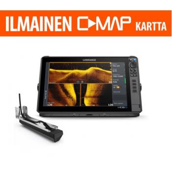 Lowrance HDS-16 PRO kaikuluotain/karttaplotteri ActiveImaging HD 3-in-1 anturill
