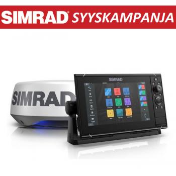 Simrad NSS9 evo3S kaikuplotteri + Halo20+ tutka