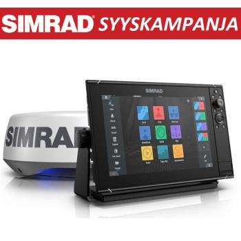 Simrad NSS12 evo3S kaikuplotteri + Halo 20+ tutka