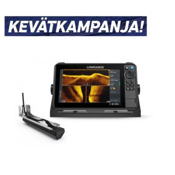 Lowrance HDS-9 PRO kaikuluotain/karttaplotteri ActiveImaging HD 3-in-1 anturilla