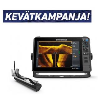 Lowrance HDS-10 PRO kaikuluotain/karttaplotteri ActiveImaging HD 3-in-1 anturill