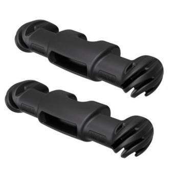 Snubber Fender lepuuttajan kiinnikepari, musta