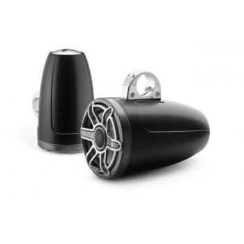 JL Audio 8.8" koteloitu M6-880ETXv3 titaaninvärisellä Sport-ritilällä ja ase