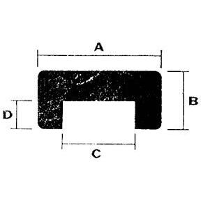 Tiikkinen reunalista 13 mm, 2 m