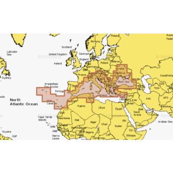 Navionics+ EU643L Mediterranean & Black Sea Micro-SD/SD-kortilla