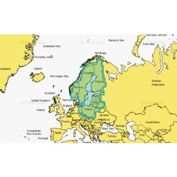 Navionics+ EU644L Baltic Sea Compact Flash kortilla