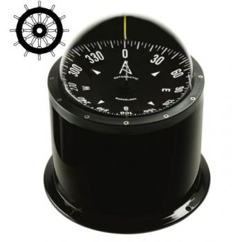 Autonautic CHE-0073 pinta-asennettava kompassi 140 mm ruusulla, musta