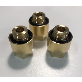 Hy-ProDrive G1/4" uros (BSPP) - 1/4" NPT naaras adapteri 3 kpl