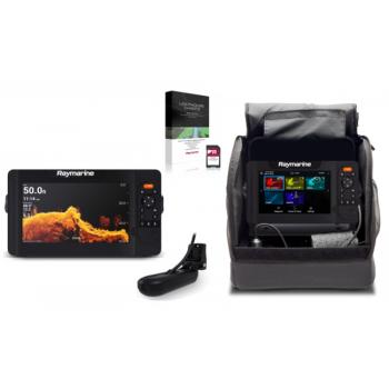 Raymarine Element 9 HV HV-100.02 peräpelianturilla ja pilkkivarustuksella