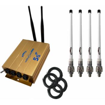 Glomex weBBoat Link PRO EXT 5G ja WI-FI internet-järjestelmä ulkoantenneilla