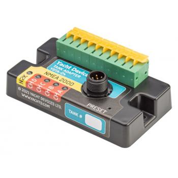 Yacht Devices YDTA-04 NMEA2000 säiliöadapteri max 4 anturia