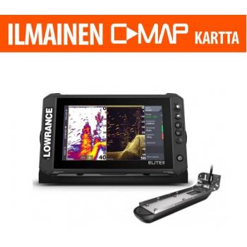 Lowrance ELITE FS 9 kaikuluotain karttaplotteri Active Imaging 3-in-1 anturilla