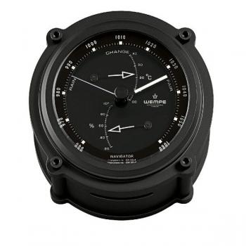 Wempe Navigator II alumiini monitoimimittari musta 130 mm