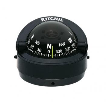Ritchie Explorer- kompassi pinta-asennuksella, musta