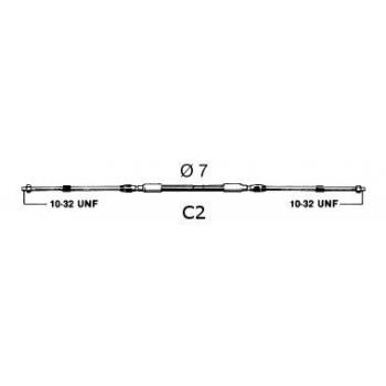 Ultraflex C2 kaukosäätökaapeli 2,7 m