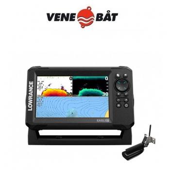 Lowrance EAGLE-7 SplitShot kaikuluotain/karttaplotteri