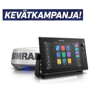 Simrad NSS12 evo3S kaikuplotteri + Halo 20+ tutka