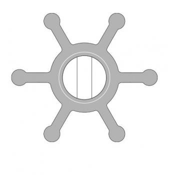 Johnson Pump Siipipyörä F35-pumppuun / 22405-0001