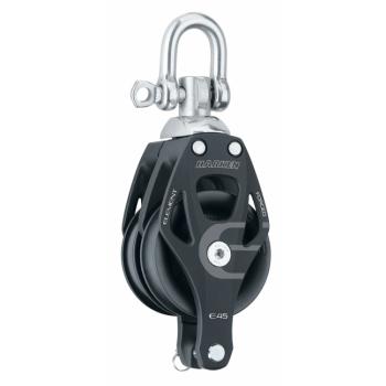 Harken 45 mm Element tuplaploki leikarilla ja hunsvotilla