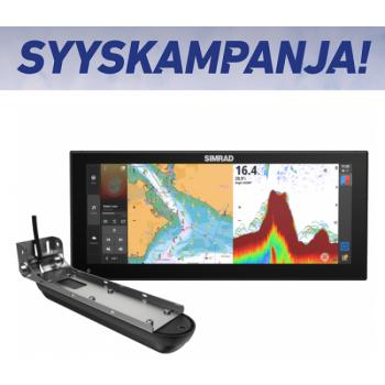 Simrad NSX3015 UltraWide kaikuplotteri Active Imaging 3-in-1 peräpeilianturilla