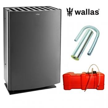 Wallas 40CC lämmitinpaketti hormiasennukseen, antrasiitti