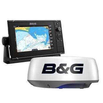 B&G Zeus³S 9 monitoiminäyttö + Halo20+ tutka