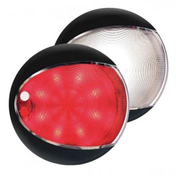 EUROLED TOUCH VALKOINEN/PUNAINEN 9-32V, MUSTA KUORI