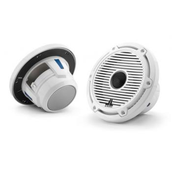 JL Audio 6.5" M6-650x kaiutinpari valkoisella Classic-ritilällä ja rungolla