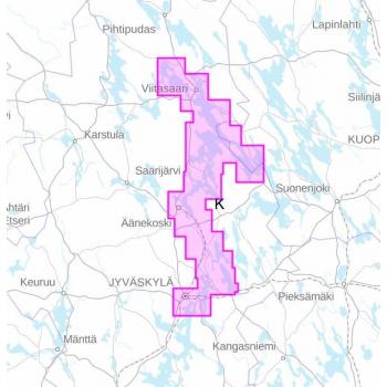 Merikarttasarja K Keitele ja Keiteleen kanava 2018