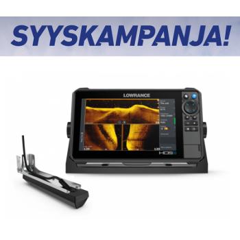 Lowrance HDS-9 PRO kaikuluotain/karttaplotteri ActiveImaging HD 3-in-1 anturilla