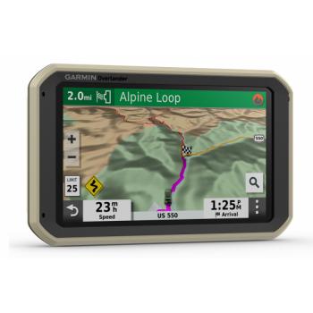 Garmin Overlander navigaattori tie-/maastoajoon Euroopan kartoilla 7"