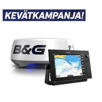 B&G Zeus3S 12 monitoiminäyttö + Halo20+ tutka