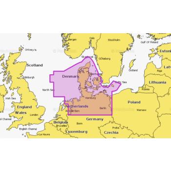 Navionics Platinum+ NPEU077R Denmark & Germany, North Micro-SD/SD-kortilla