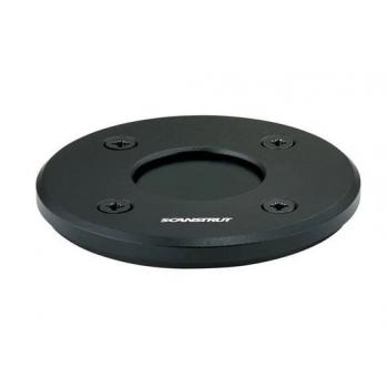 Scanstrut Deck Seal Medium matalaprofiilinen kaapeliläpivienti, musta aluminiin