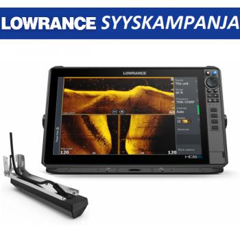 Lowrance HDS-16 PRO kaikuluotain/karttaplotteri ActiveImaging HD 3-in-1 anturill