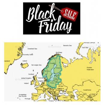 Navionics+ EU644L Baltic Sea Micro-SD/SD-kortilla