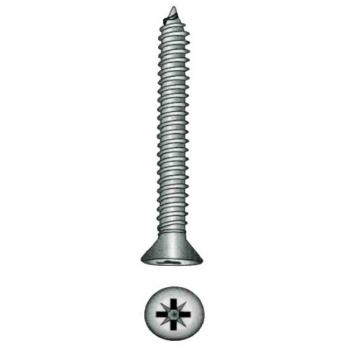 Peltiruuvi uppok. 5.5x25mm SS