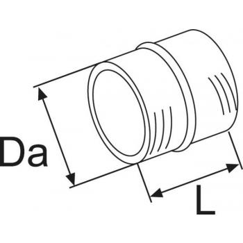 WEBASTO JATKOKAPPALE 60X50 MM MUSTA