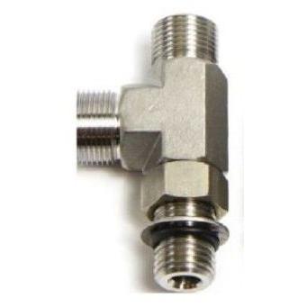 SeaStar 343196 T-liitin (-5 ORB uros - 2x 3/8" Tube)