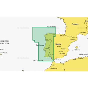 Navionics Platinum+ NPEU009R Portugal & Spain, Northwest Micro-SD/SD-kortilla
