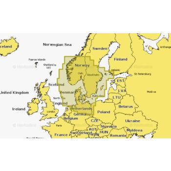 Navionics+ EU645L Scandinavian South & Germany North Micro-SD/SD-kortilla