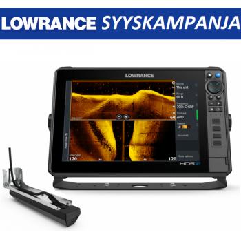 Lowrance HDS-12 PRO kaikuluotain/karttaplotteri ActiveImaging HD 3-in-1 anturill